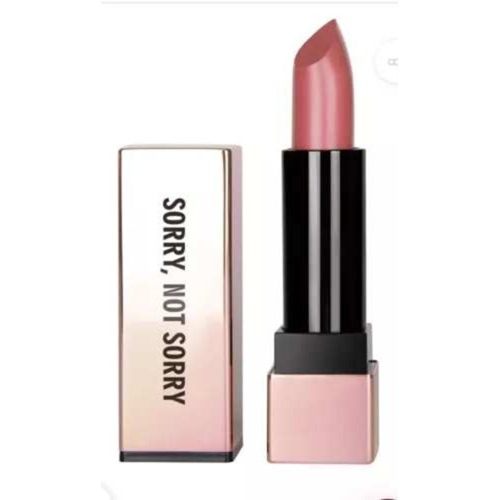REALHER Moisturizing Lipstick Sorry Not Sorry Rose Gold Vegan New
